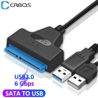 SATA to USB3.0 Adapter Cable 6Gbps High Speed Data SATA to USB Adapter With Power Port Support 2.5 3.5 Inches Ssd Hdd Hard Drive