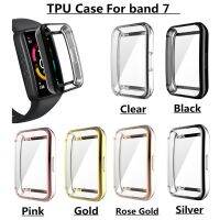45BB TPU Full Screen Protector Cover สมาร์ทวอทช์เคสสำหรับ huawei Band 7-nxfnxfnxghnxgb