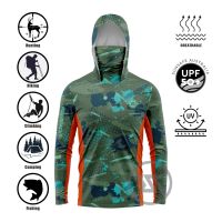 【YF】 RT Mask Hoodies Shirts Suitable For Fishing Climbing Camping Hiking Outdoor Sun Protection Breathable Clothing  3