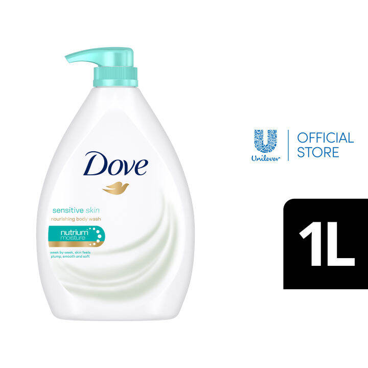 Dove Sensitive Skin Body Wash, 1L Lazada PH