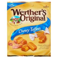 เวอเธอร์ ลูกอมเคี้ยวหนึบรสคาราเมล 80 กรัม Werthers Caramel Chew Candy 80 g.