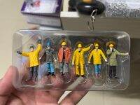 1:50 Scale Plastic Model Engineering Worker Figure Construction vehicles 3.7CM(1.45 inch) 6 Pcs !