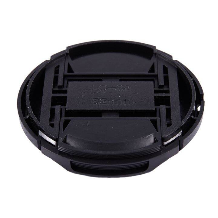 black-62mm-center-pinch-design-front-lens-cap-cover