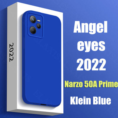 เคสนิ่มสำหรับ Realme C35/Realme Narzo 50A Prime,เคสโทรศัพท์ของแท้ใหม่เลนส์ออกแบบ Angel Eyes กันกระแทกป้องกันเต็มรูปแบบฝาหลัง
