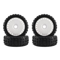 4Pcs 116Mm 1/8 RC Off-Road Buggy Tire Wheel 17Mm Hex for ARRMA Traxxas Redcat Team Losi Kyosho VRX HPI WR8 HSP Hobao