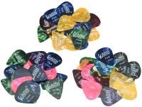 KAISH 60pcs Smooth Acoustic Electric Guitar Pick Picks Mixed Thickness Celluloid Plectrum Plectrums