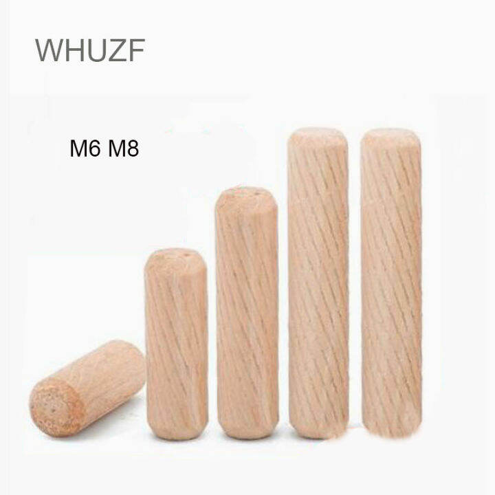 M6 M8 50100Pcs Woodworking Dowel Craft Dowel Pins Rods Set Perabot