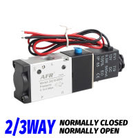 3 Way Port 2ตำแหน่ง3V210-08ปกติปิด3V110-06 310-10นิวเมติก Air Solenoid วาล์วไฟฟ้าควบคุมแก๊ส Magnetic Valve