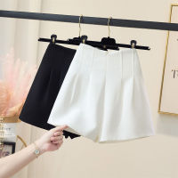 Spot parcel post2022 Spring and Summer New High Waist Slimming Loose A Word Wide Leg Pants Shorts Casual Pants Coffee Color Fashion Bud-Shaped Pants Women