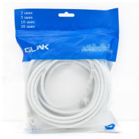 Glink UTP Cable Cat6 สายแลนสำเร็จรูปพร้อมใช้งาน ยาว 2 , 5 , 10 , 20 เมตร (White)
