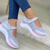 bjh♝✺✧  2022 Flat Hollow Out Ladies Outdoor Loafers Chunky Tenis