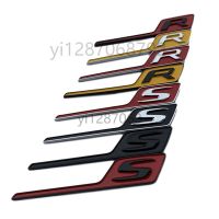 Hot New 1pc Abs Auto Rear Emblem Sticker Car Styling for Mercedes Benz AMG GTR GTS C63S E63S GLC63S GLE63S Long R S Letter Badge Decal DD6