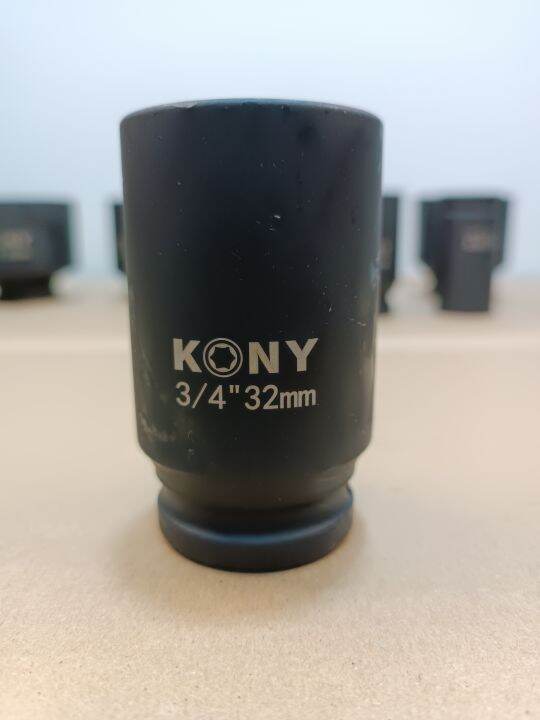 kony-ลูกบล็อกลม-ลูกบล็อกยาว-3-4-6หุน-เบอร์-32-มม-รุ่นงานหนัก-impact-socket