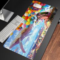 XXL Oversized Super Cute Beautiful Landscape Pattern Mouse Pad Desk Pad Anime Pad Mouse HD Print Computer Gamer Locking Edge