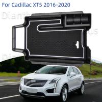 [Xiaofeitian Auto Supplies] สำหรับ Cadillac XT5 2016 2020รถคอนโซลกลางที่เท้าแขนกล่องเก็บออแกไนเซอร์ถาดอุปกรณ์เสริม2019 2018 2017