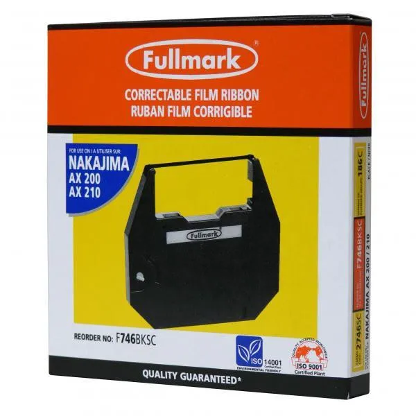 Fullmark Compatible Correctable Film Ribbon Nakajima AX-210 F746BKSC ...