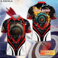 New 2023 Archery Sport Team Player Personalized  3D Printed Men Women Thin Polo Shirt Collar Short Sleeve Street Wear Casual Tee-10