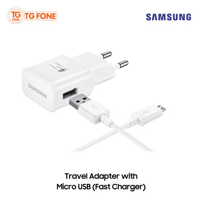 Samsung Travel Adapter with Micro USB (Fast Charger) : White
