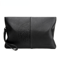 Fashion Mens High Quality pu Leather Clutch Hand Bag Mens Envelope CK Style Handbag Bag Multi-function Large Capacity Bag