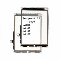 Original Touch Screen For Ipad 8 10.2 2020 A2270 A2428 Touch Screen Front Glass Digitizer Display Screen Panel Assembly Replace