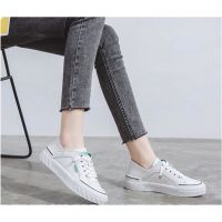 HOT★Women Sneaker 2022 Casual Microfiber Women Shoes Flats Female White Sneakers Two Ways Wearing Girl Vulcanized Sport Shoes X0106