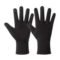 hotx【DT】 Windproof Outdoor Sport Gloves Men Fleece Thermal Warm Anti-slip Cycling