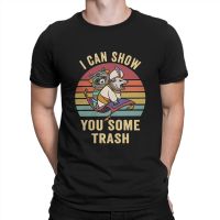 Leisure I Can Show You Some Trash Essential T-Shirt For Men Round Neck T Shirt Opossum Mouse Animal Short Sleeve Tee 【Size S-4XL-5XL-6XL】