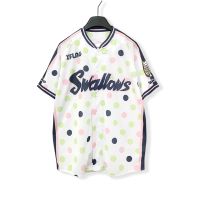 high-quality Japanese baseball fans under cardigan loose version of the wave point yakult swallows training service tide served half sleeve fans