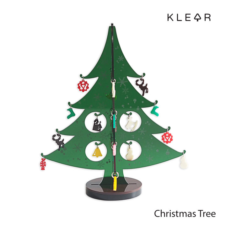 klearobject-christmas-tree-ต้นคริสต์มาสอะคริลิค-รุ่นไม่มีไฟ-ของตกแต่งประดับ-อะคริลิคแบบประกอบ-อะคริลิคซาติน-ต้นคริสต์มาส-ของตกแต่งปีใหม่-ปีใหม่