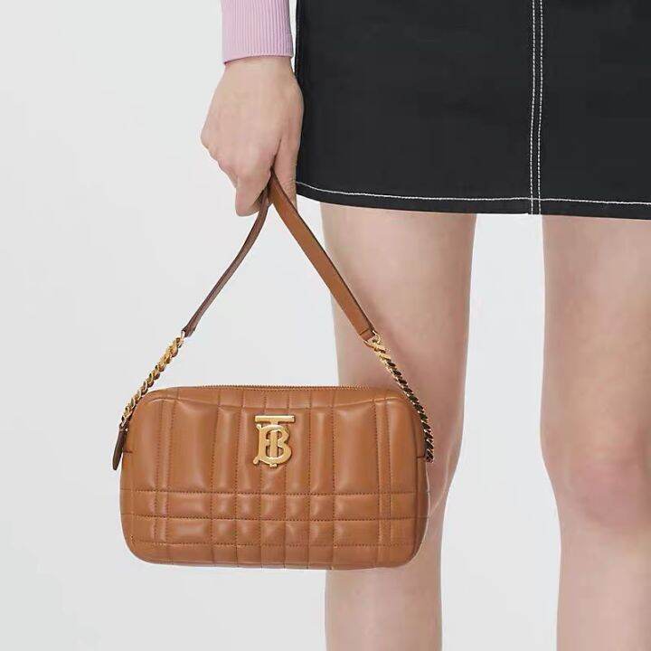 Overseas top original Burberrys fashion bag Vintage camera bag Lazada PH