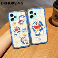 DKHORSING เคสโทรศัพท์การ์ตูนโดราเอมอนสำหรับ Realme C53เคสซิลิโคน TPU นิ่มใส REALMEC53ฝาหลังโปร่งใสกันกระแทก