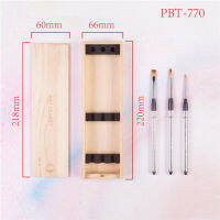 2021ArtSecret PBT770 PBT570 SP570 SQ670 3PCSet Watercolor Painting Brush Nylon Hair Brass Ferrule Aluminum Cap Wooden Case Art Tool