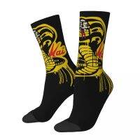 Autumn Winter Hip-hop Mens Womens Cobra Kai Logo Socks Karate Kid Non-slip Basketball Socks Socks Tights