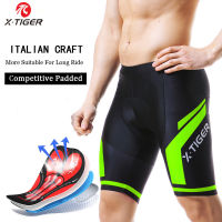 X-TIGER Breathable Men Cycling Shorts Shockproof Mountain Bike Shorts Summer Quick Dry MTB Shorts With Coolmax 5D Gel Padded