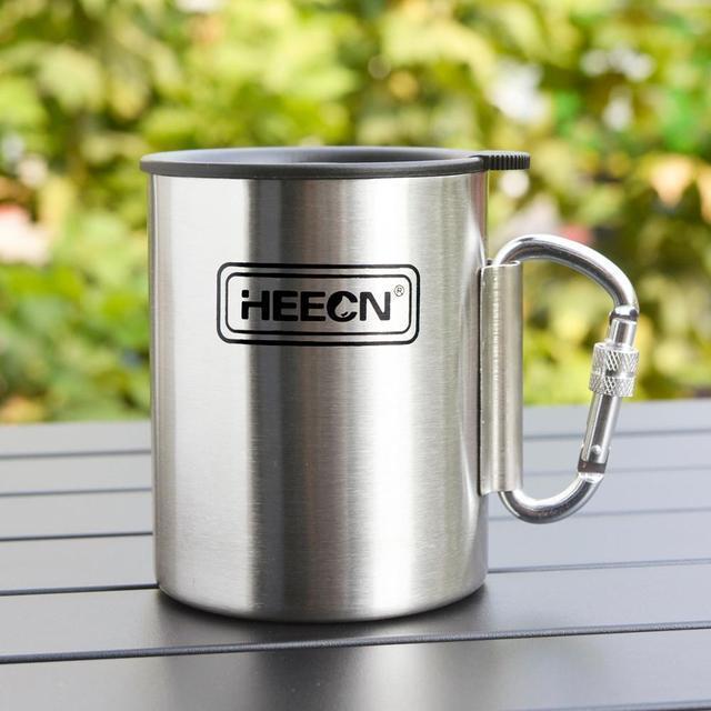 free-shipping-heecn-stainless-steel-camping-carabiner-mugs-foldable-handle-dubble-wall-coffee-cupshess-032r-mugs-aliexpress