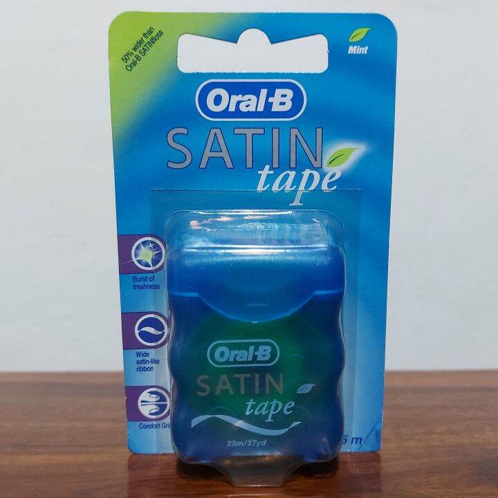 Oral-B Satin Tape Mint Dental Floss 25m | Lazada PH