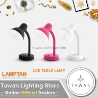 Lamptan โคมไฟอ่านหนังสือ โคมไฟตั้งโต๊ะ พร้อมหลอด ขั้วหลอดไฟE27 เปลี่ยนหลอดได้