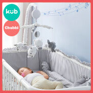 HCMĐồ Chơi Treo Cũi - Xoay Nhẹ Nhàng 360 độ Có Nhạc và Chuông Đi Kèm 4 Thú