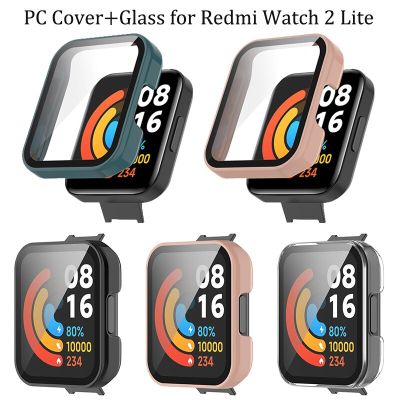 Case+Glass For Xiaomi Redmi Watch 2 Lite Smart Watch Bumper PC Full Cover Screen Protector Cover for Mi Watch 3 2 Lite Capa Case Cases Cases