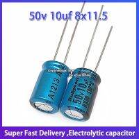 10pcs Rubycon imported electrolytic capacitor 50v 10uf 8x11.5mm ruby RX30 8x11.5 high temperature resistance