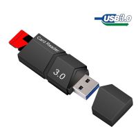 XUANYUAN มัลติฟังก์ชั่น อุปกรณ์คอมพิวเตอร์ USB3.0 แฟลชไดรฟ์ เครื่องอ่านบัตร USB3.0 cardreader อะแดปเตอร์การ์ดหน่วยความจำ เครื่องอ่านการ์ดหน่วยความจำ