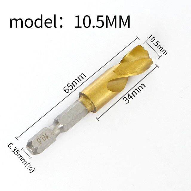 hh-ddpjangle-iron-plate-stainless-steel-special-twist-drill-bit-1-4-inch-hexagon-shank-q-type-ultra-short-twist-drill-hole-1-5-13mm