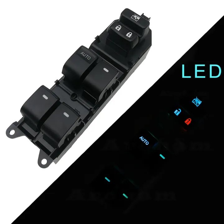 Lighted LED Power Single Window Switch Set for Toyota RAV4 RAV 4 Camry Corolla Yaris Cruiser