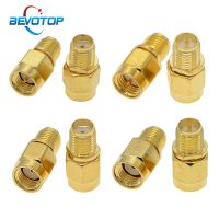 2 PCS/lot RF SMA / RP-SMA Male plug to Female jack For Raido Antenna SMA to SMA RF Coaxial Adapter Connector Converter