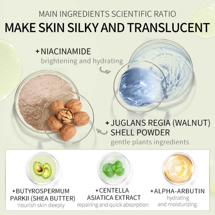 fenyi-fda-shea-butter-body-scrub-100g-smoothing-tender-skin-ลบผิวที่ตายแล้วอย่างล้ำลึก