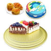 【hot】 5/10Pcs Round Board Base Plate Disposable Paper Dessert Tray Pastry Liners Baking Accessories ！