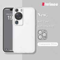 NIWINEE เคสโทรศัพท์โปร่งใสป้องกันกล้องสำหรับ P60 Huawei/Huawei P60 Pro เคสกันกระแทกมือถือฝาหลังแบบใสอ่อน