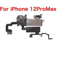 หูฟังสำหรับหูฟัง iPhone 12 12Mini Pro Max และเซ็นเซอร์ ID ใบหน้าอะไหล่ชุดประกอบสายเคเบิลงอได้