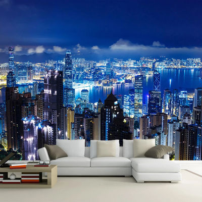 [hot]Custom Mural Wallpaper Modern City Scenery 3D Photo Wall Papers Home Decor Living Room Study Room Wall Decor Papel De Parede 3D