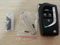 กุญแจรถ Keyless Entry สำหรับ Toyota Camry ดัดแปลงพับ Flip Remote Key Shell Case 4ปุ่ม Fob Key Cover 5ชิ้นล็อต